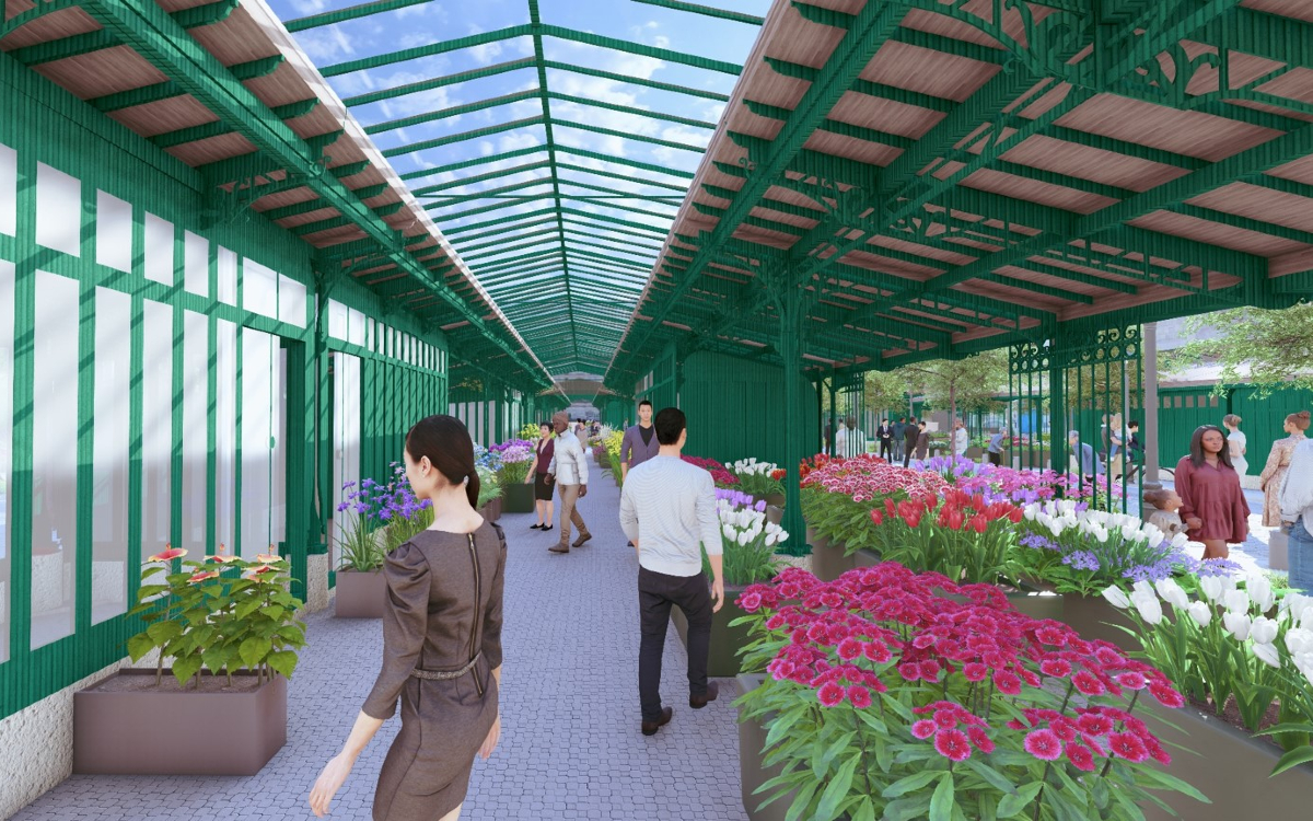 découvrez le marché aux fleurs rénové, un lieu enchanteur où la beauté des fleurs se marie à une ambiance revitalisée. profitez d'une expérience unique de shopping floral, avec des étals colorés et des créations artisanales, au cœur de cet espace modernisé.