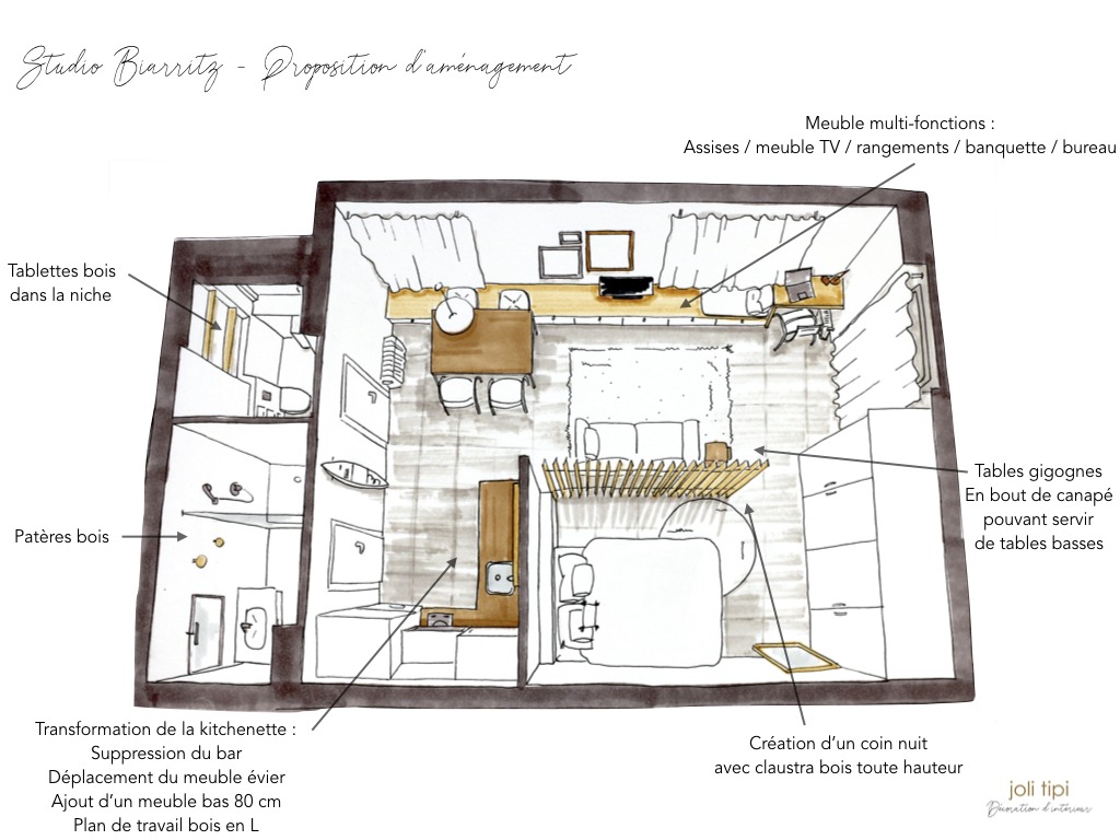 Comment agencer un studio de 30m2 ? découvrez nos conseils et idées d’agencement pour optimiser l’espace d’un studio de 30m2 : optimiser le rangement, aménager un coin nuit, et créer un intérieur fonctionnel et tendance.