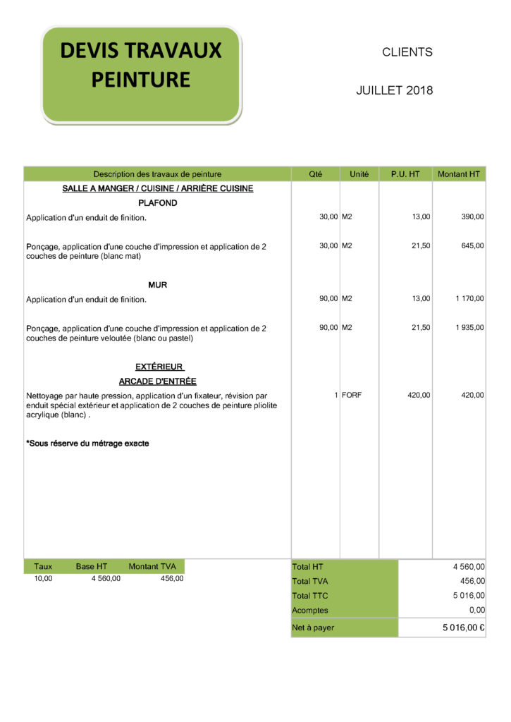 obtenez rapidement votre devis peinture personnalis&eacute; en ligne. comparez les prix, trouvez un artisan qualifi&eacute; et estimez le co&ucirc;t de vos travaux de peinture int&eacute;rieure ou ext&eacute;rieure en quelques clics !