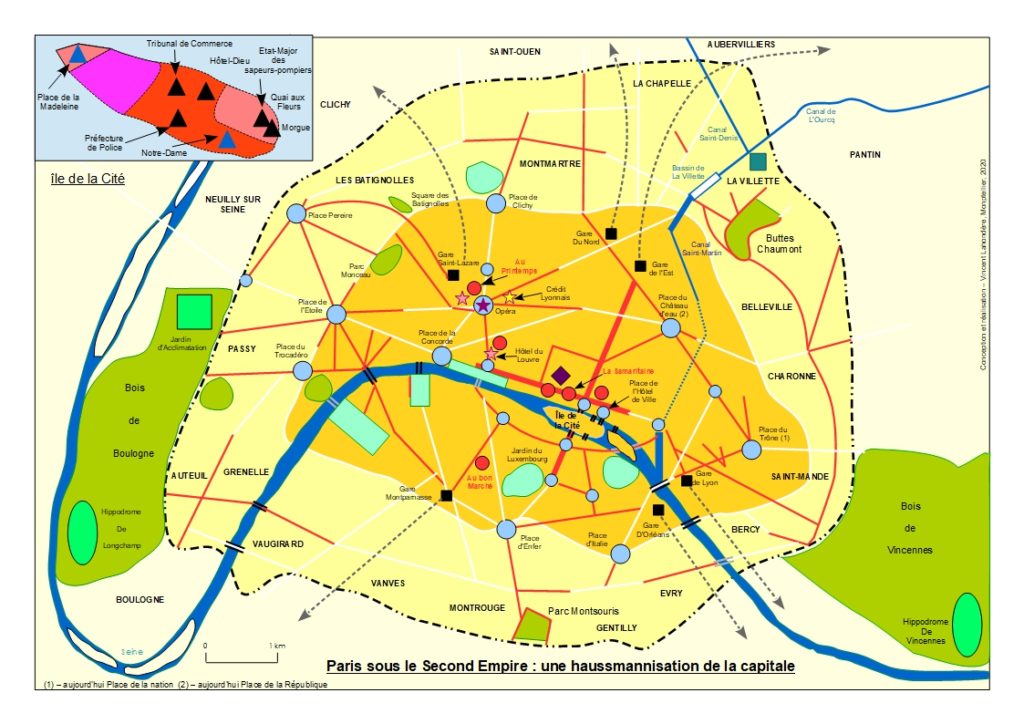 Découvrez comment Haussmann a métamorphosé Paris pour devenir la ville lumière découvrez comment le baron haussmann a transformé paris au 19e siècle : modernisation urbaine, nouveaux boulevards, espaces verts et architecture emblématique pour une capitale métamorphosée.