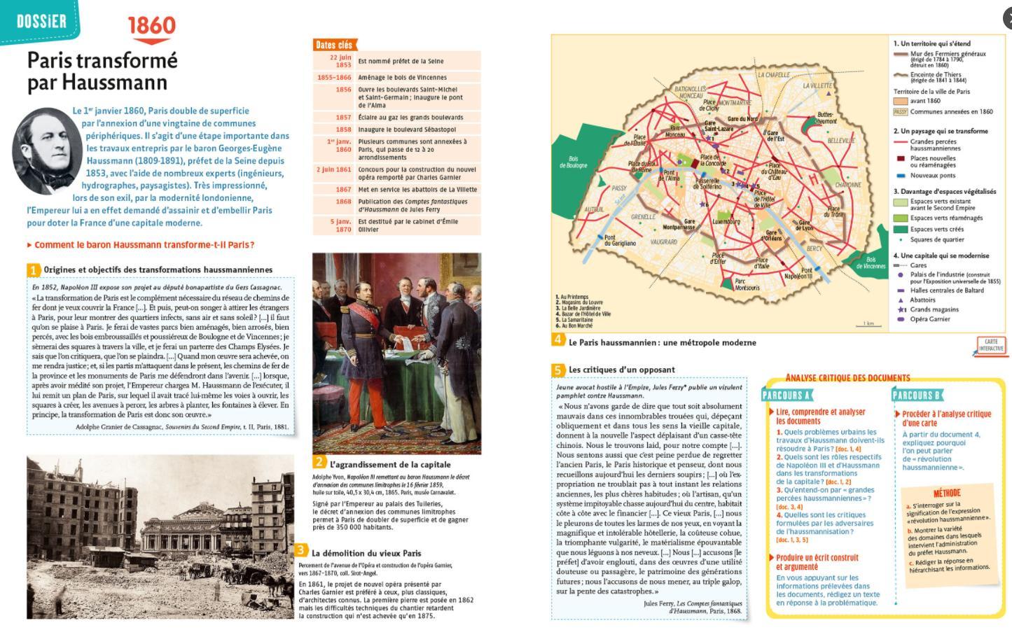 Quels problèmes urbains les travaux d'Haussmann Doivent-ils résoudre à Paris ? découvrez comment les grands travaux d